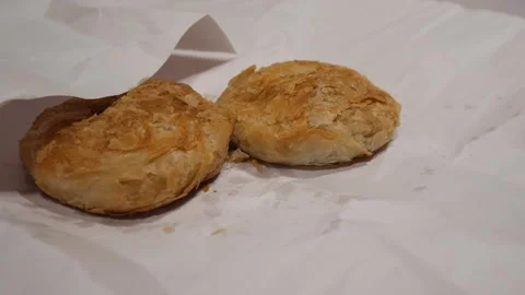 Boyoz is Turkish pastry Stock Footage 292774619