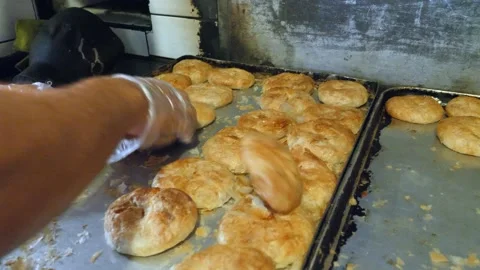 Boyoz is Turkish pastry Stock Footage 292774749