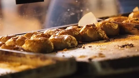 Boyoz is Turkish pastry Stock Footage 292774784