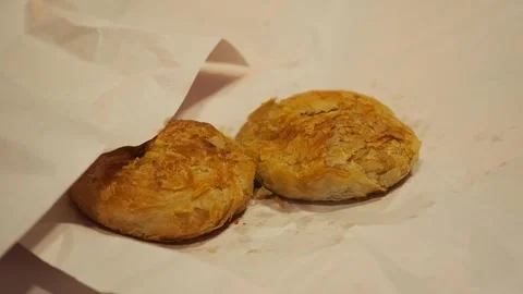 Boyoz is Turkish pastry Stock Footage 292774802