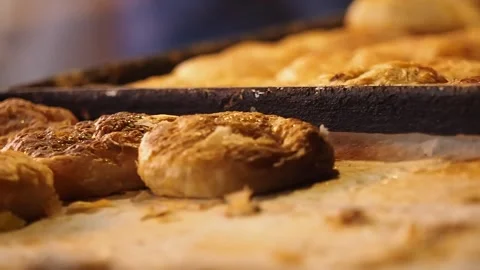 Boyoz is Turkish pastry Stock Footage 292774830