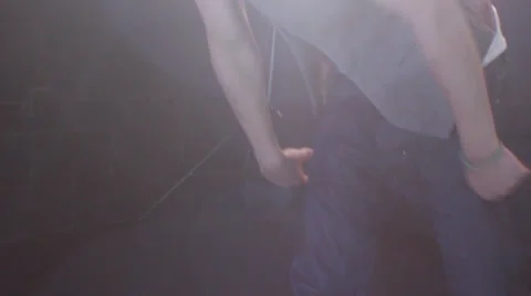 A boy’s dance on the floor Stock Footage 22811327