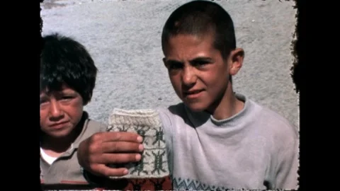 Boys Displaying Artifact Stock Footage 278040067