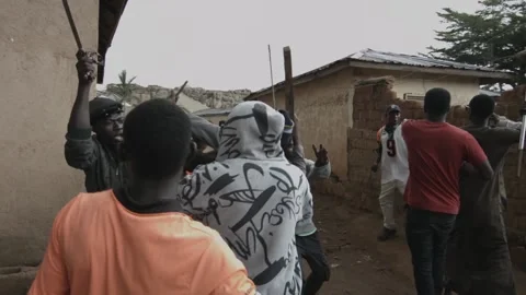 BOYS FIGHTING Video stock 140125269