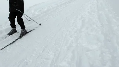 Boys go skiing Stock Footage 237479041