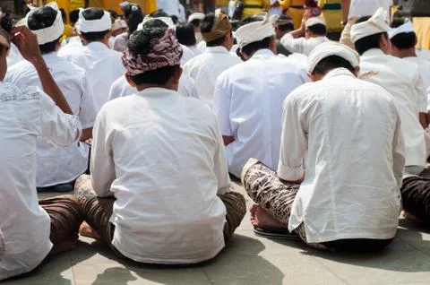 Boys praying Stock Photos