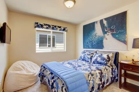 Boys room interior Stock Photos