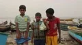 Boys waving and smiling in Sri Lanka HD Footage
