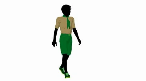 Boyscout Stock Footage 10608711