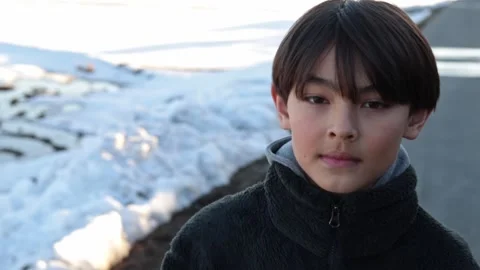 Boywalking in slow motion Stock Footage 242389674