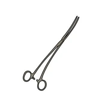 Bozeman douglas forceps doodle icon, vector illustration Stock Illustration