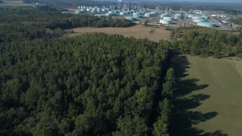 BP Cherry Point Refinery, Ferndale WA Stock Footage 126420621