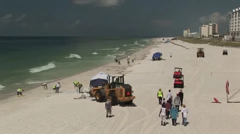 BP Oil Spill Stock Footage 12593339