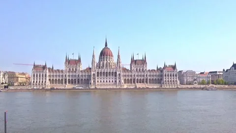 BP Parlament vom Kai 2 Stock-Footage 340197880