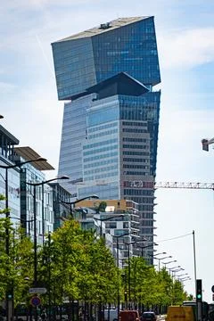 BPCE Group Tower in Paris 13th district - CITY OF PARIS, FRANCE - SEPTEMBER 4 Stock Photos