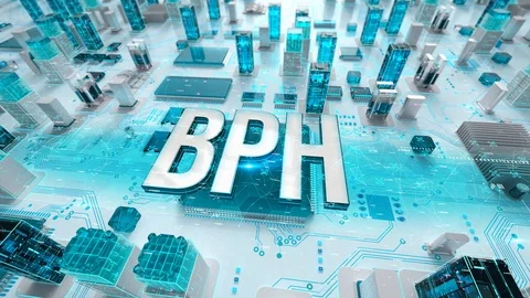 BPH with medical digital technology concept Stock Footage 116276359
