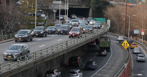 BQE Brooklyn Queens Expressway I-278 Stock Footage 103717890