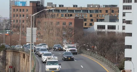 BQE Brooklyn Queens Expressway I-278 動画素材 103718094