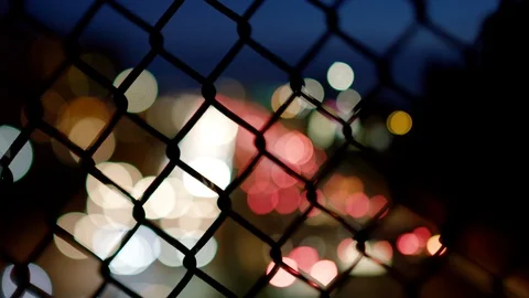 BQE Out of Focus Bokeh Stock Footage 86203131