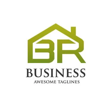 BR property logo vector Stock Illustration