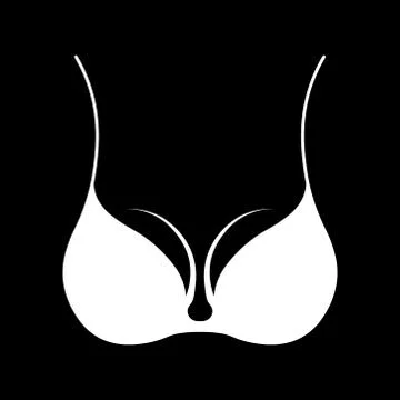 Bra icon. Vector concept illustration for design Stock Illustration