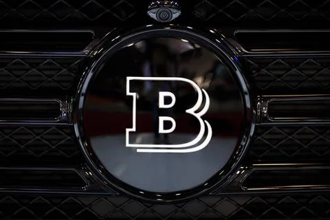 Brabus logo emblem sign Sofia, Bulgaria - 3 June, 2022: Close-up of Brabus... Stock Photos