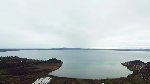 Bracciano Lake Video stock 100606364