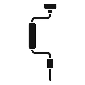 Brace icon, simple style Stock Illustration