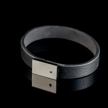 Bracelet on black background Stock Photos