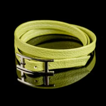 Bracelet on black background Stock Photos