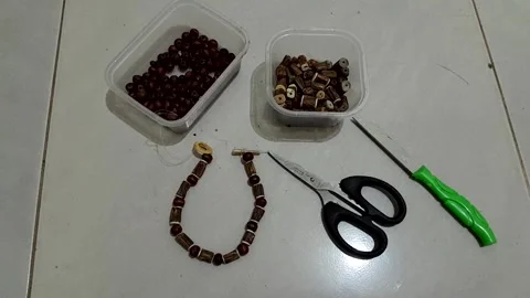 The Bracelet Craft Material Stock Footage 266475268