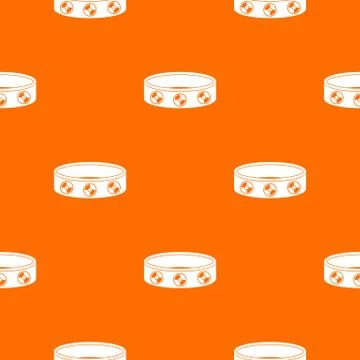 Bracelet with gems pattern seamless Stock Illustration