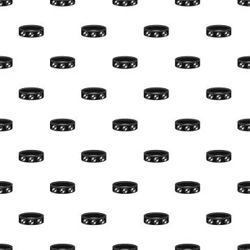 Bracelet with gems pattern vector Illustrazione stock