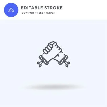 Bracelet icon vector, filled flat sign, solid pictogram isolated on white, logo Stock Illustration