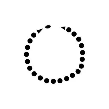 Bracelet line icon. Isolated vector element. Illustrazione stock