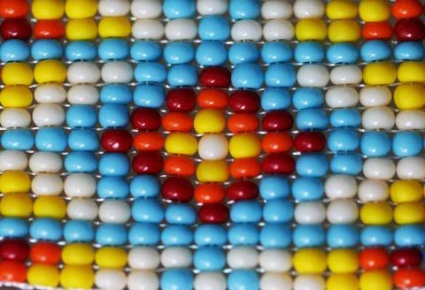 Bracelet made of beads Stock Photos