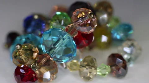 Bracelet From Mountain Gems Stock Footage 42831381