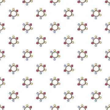 Bracelet pattern seamless Stock Illustration