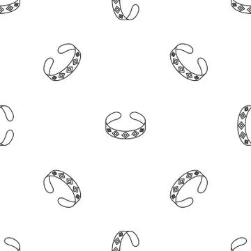 Bracelet pattern seamless vector 스톡 일러스트