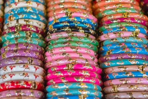 Bracelet at the store. Stock Photos