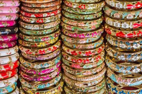 Bracelet at the store. Stock Photos
