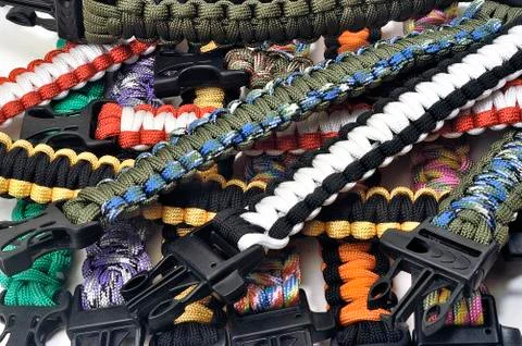 Bracelets of survival Stock Photos