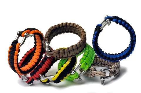 Bracelets of survival Stock Photos