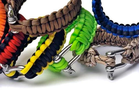 Bracelets of survival Stock Photos