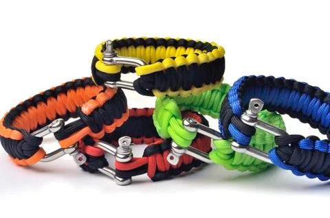Bracelets of survival Stock Photos