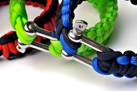 Bracelets of survival Stock Photos
