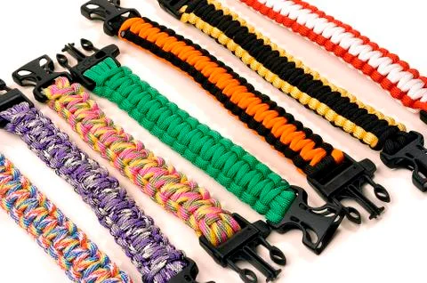 Bracelets of survival Stock Photos