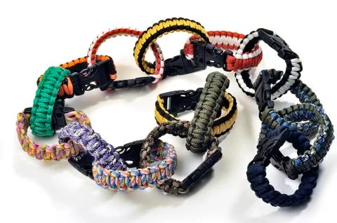 Bracelets of survival Stock Photos