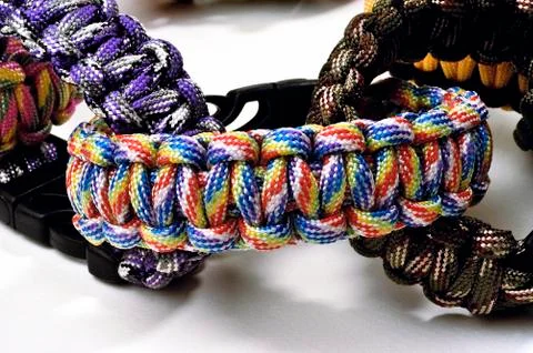 Bracelets of survival Stock Photos