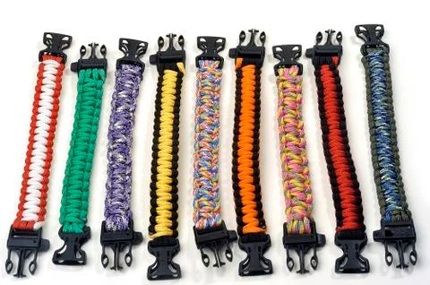 Bracelets of survival Stock Photos